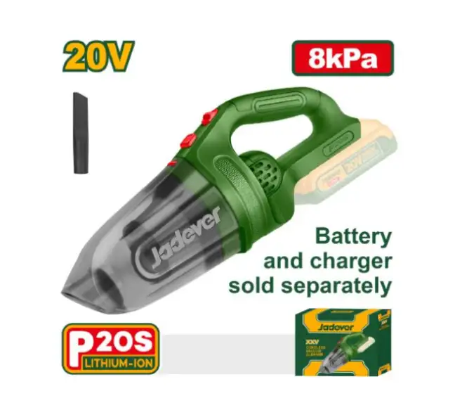 Ultimate 20 V Cordless Handheld Vacuum โ the Jadever JDLV2020 for Quick & Efficient Dust Removal Around Your Home or Workshop Ultimate 20 V Cordless Handheld Vacuum โ the Jadever JDLV2020 for Quick & Efficient Dust Removal Around Your Home or Workshop