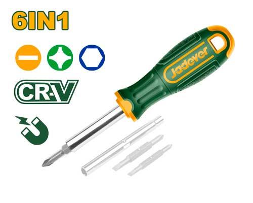 Jadever JDSS5506 Premium 6-in-1 Multi-Function Screwdriver Set