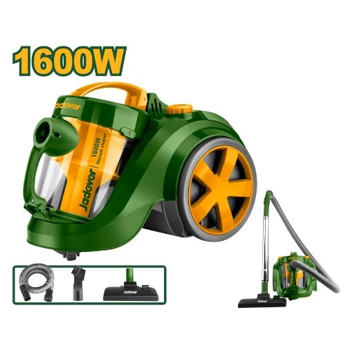 JADEVER JDVR6520 1600W High-Power Vacuum Cleaner – Pure Copper Motor, 1.8L Capacity, Wet & Dry Function, HEPA Filtration, Speed Control, Automatic Cable Rewinder JADEVER JDVR6520 1600W High-Power Vacuum Cleaner – Pure Copper Motor, 1.8L Capacity, Wet & Dry Function, HEPA Filtration, Speed Control, Automatic Cable Rewinder
