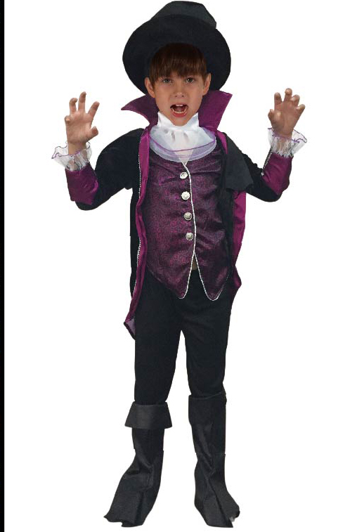 LUCIDA Vampire Costume for Kids – Classic Halloween Outfit