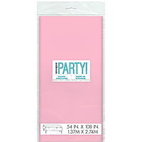 Unique Part - Plastic Tablecover - Lovely Pink Unique Part - Plastic Tablecover - Lovely Pink
