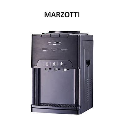 Marzotti Water Dispenser Black Compressor Cooling Hot & Cold & Normal MZWD03A