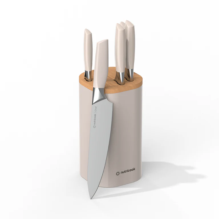 Nutricook Everyday 6-Piece Knife Set – Beige, NC-KB150BG