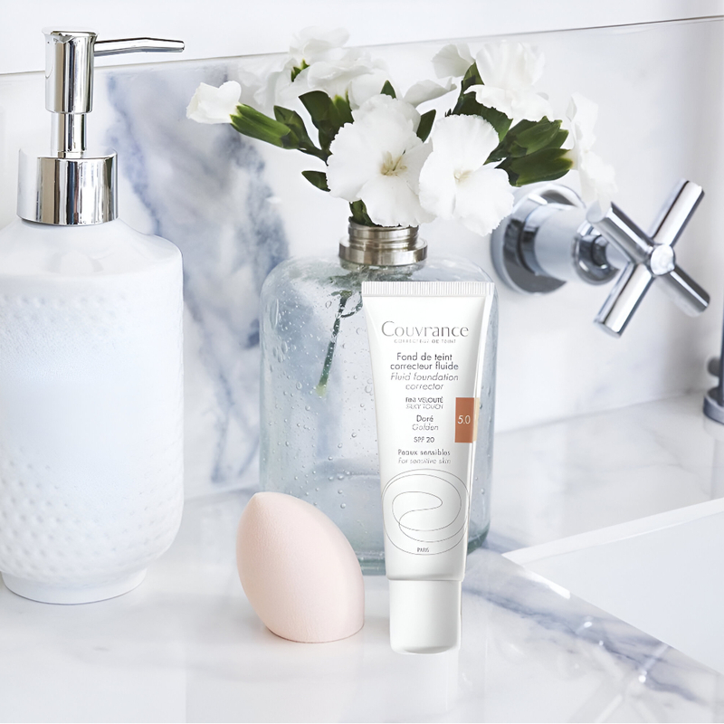 Avène - Couvrance Golden Fluid Foundation Corrector SPF20 Avène - Couvrance Golden Fluid Foundation Corrector SPF20