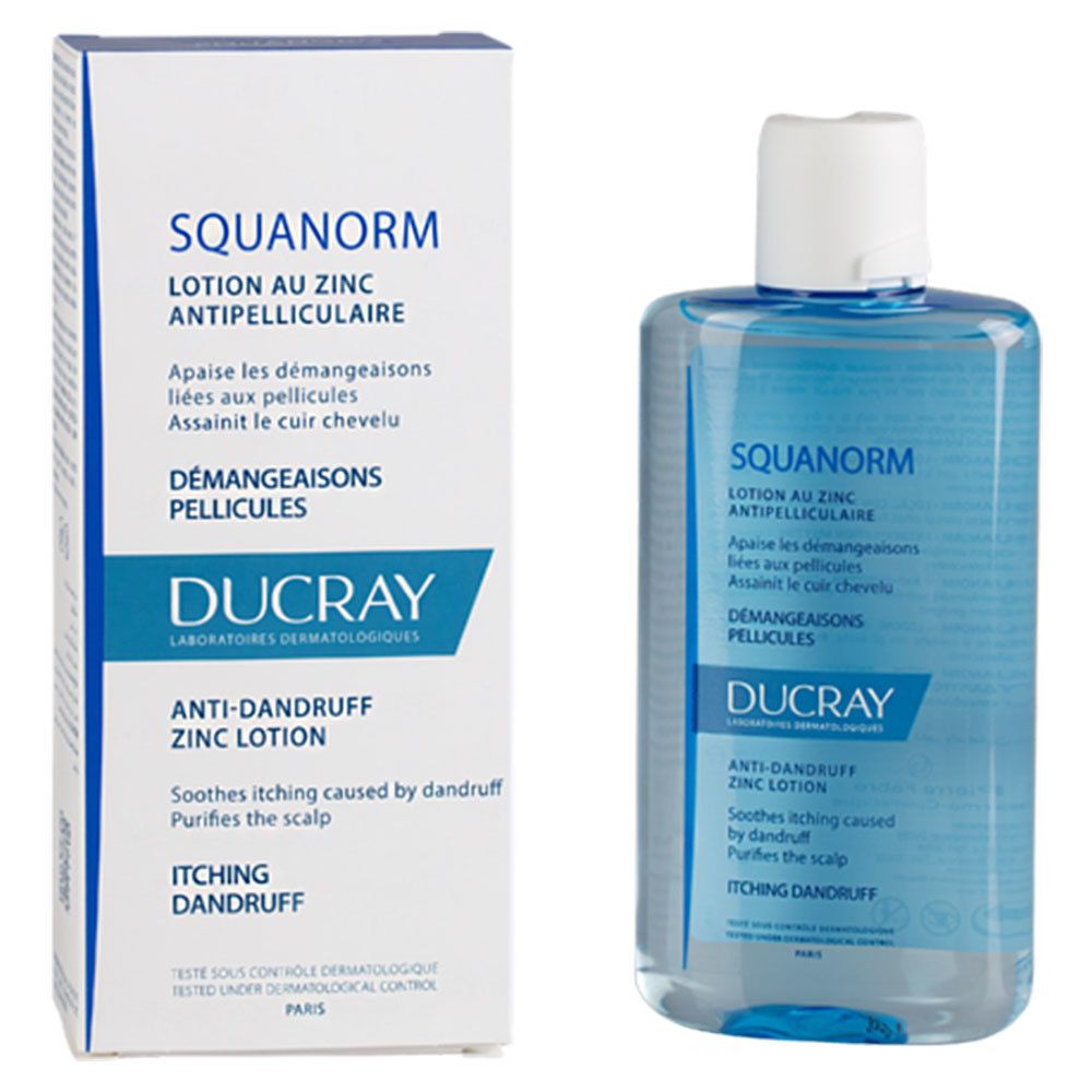 DUCRAY Squanorm Anti dandruff zinc lotion 200ml DUCRAY Squanorm Anti dandruff zinc lotion 200ml