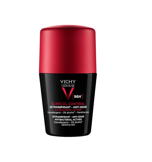 Vichy clinical control 96h detranspirant anti odor deodorant roll On for sensitive skin 50ml