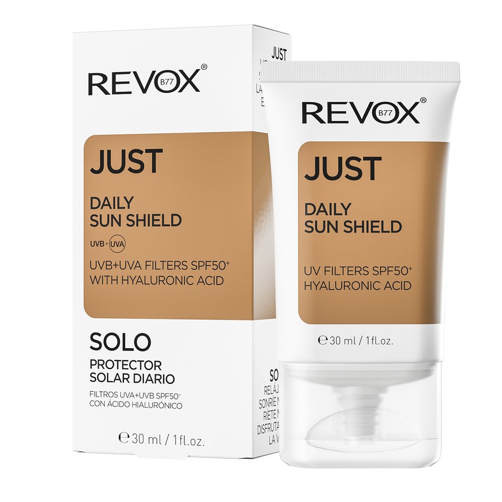 REVOX B77 Just Daily Sun Shield UVA+UVB SPF50 + With HyaluronicAcid 30ml REVOX B77 Just Daily Sun Shield UVA+UVB SPF50 + With HyaluronicAcid 30ml