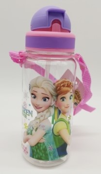 Bottle Frozen – Official Disney Frozen Themed BPA-Free Kids Water Bottle | Durable, Leak-Proof, Lightweight 500ml Hydration Bottle Featuring Elsa & Anna Graphics for School