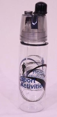 Spray Sport Water Bottle SS600 – 600ml BPA-Free 2-in-1 Hydration and Cooling Mist Sports Bottle | Leak-Proof, Lightweight, Durable Water Bottle with Built-In Spray Function for school