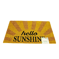Printed Hello Sunshine Coir Mat 18x28, DOORMAT 40X70 CM