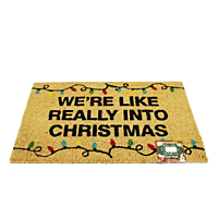 Printed we're like really into Christmas Coir Mat 18x28, DOORMAT 40X70 CM Printed we're like really into Christmas Coir Mat 18x28, DOORMAT 40X70 CM