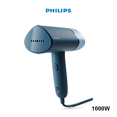 Philips Compact Handheld Garment Steamer 3000 Series STH3000/26 – 1000W Power, 20g/min Continuous Steam Philips Compact Handheld Garment Steamer 3000 Series STH3000/26 – 1000W Power, 20g/min Continuous Steam