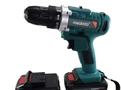 MEAKIDA Rechargeable Cordless Drill 274-4 – 21V Li-Ion Battery, 600RPM High-Performance Speed, with Comprehensive Accessory Kit for Drilling, Screwing, and DIY Projects