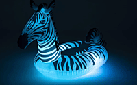 Bestway β Lights 'n Stripes Zebra Float Ride-On 41406 β Giant Inflatable Zebra Pool Float with LED Light Effects, Eye-Catching Striped Design, Dual Handles & Durable PVC Bestway β Lights 'n Stripes Zebra Float Ride-On 41406 β Giant Inflatable Zebra Pool Float with LED Light Effects, Eye-Catching Striped Design, Dual Handles & Durable PVC