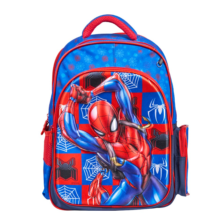 Marvel Spiderman 16" 3-Piece School Backpack Set for Boys – Includes Matching Lunch Bag & Pencil Case – Durable, Spacious, and Stylish Superhero Design