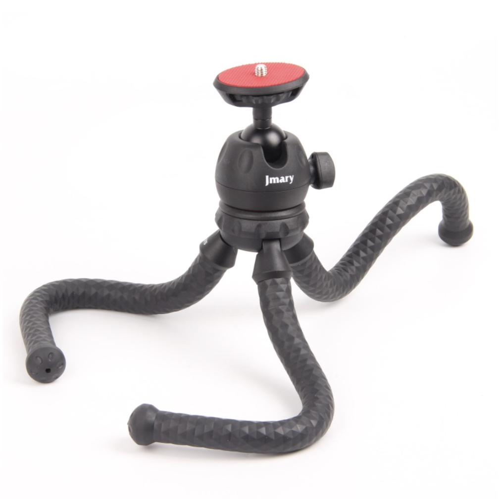 JMARY MT-25 Multifunctional Mini Tripod – Lightweight Aluminum Tripod with Adjustable Height up to 1.5m, Quick-Release Plate, and Universal Compatibility for Cameras & Smartphones