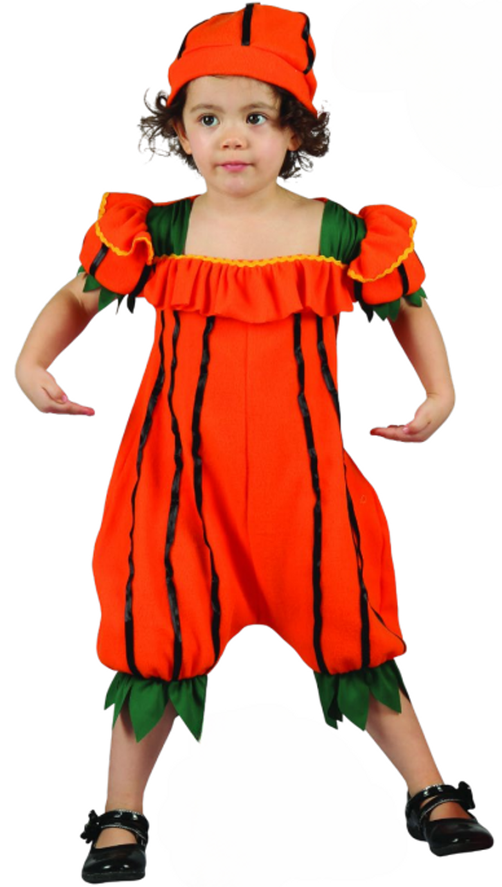 LUCIDA Pumpkin Costume for Infants & Toddlers – Adorable Halloween & Party Outfit