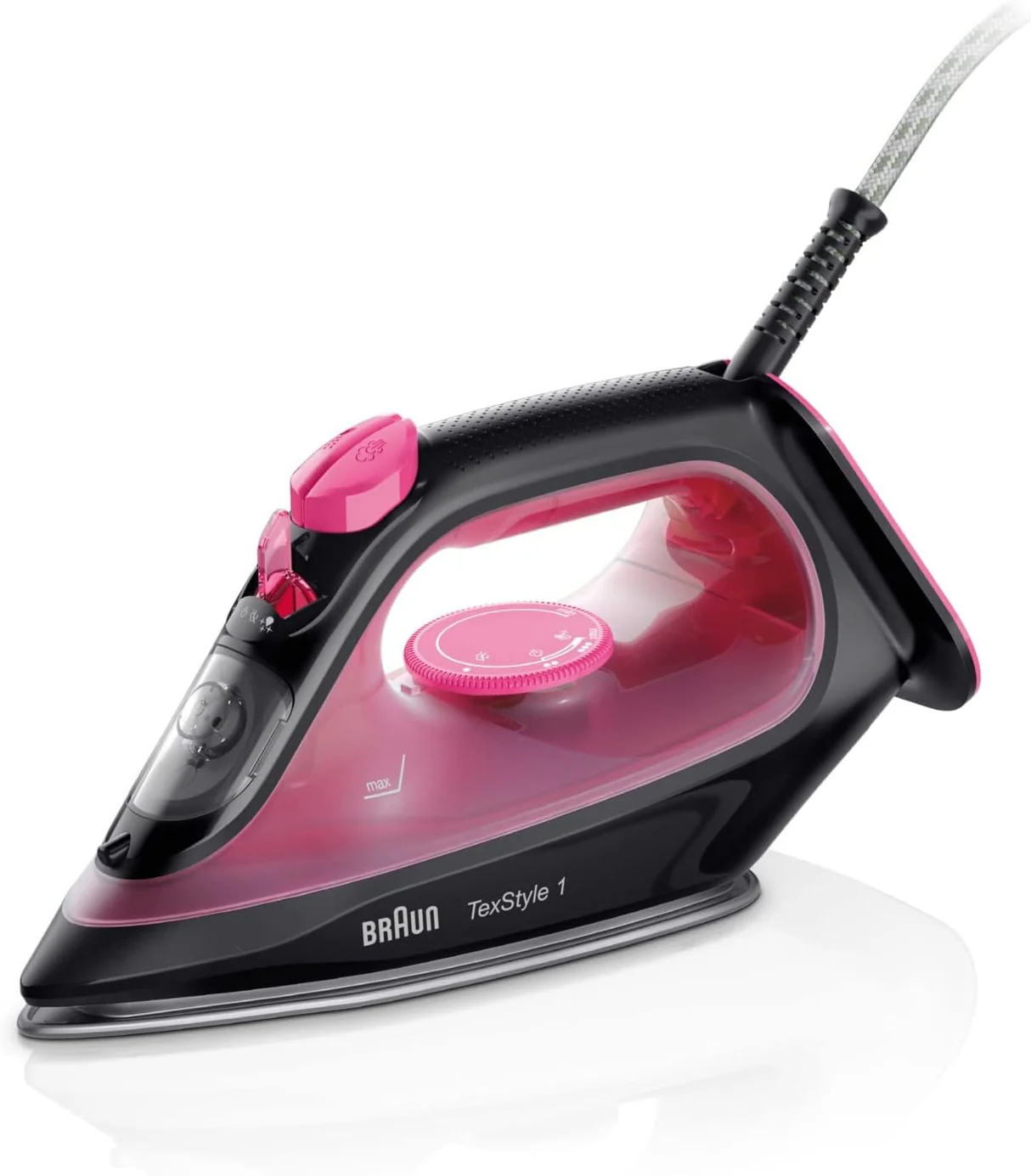 Braun TexStyle 1 SI 1070 Steam Iron – 2000W High-Power Steam Iron with Continuous Steam, Auto-Off Safety Feature Braun TexStyle 1 SI 1070 Steam Iron – 2000W High-Power Steam Iron with Continuous Steam, Auto-Off Safety Feature