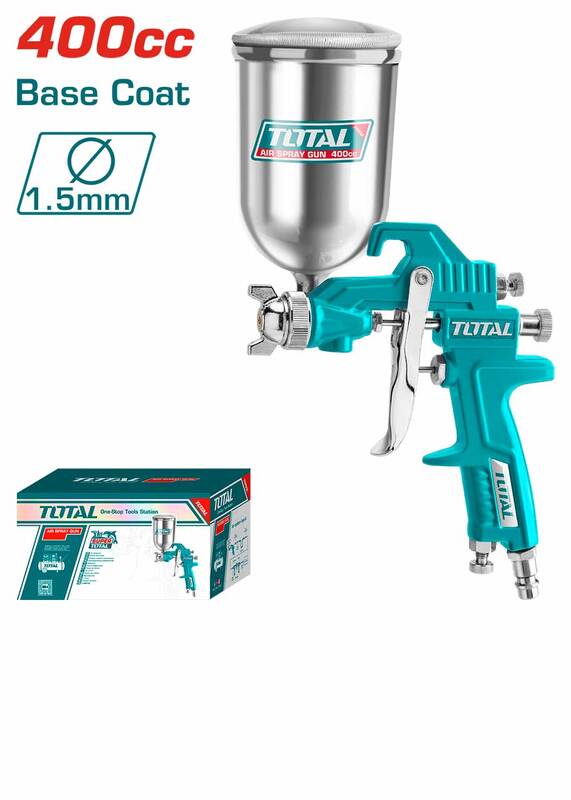 rofessional Air Spray Gun – 400cc Paint Sprayer with 1.5mm Nozzle, 3-4 Bar Spraying Pressure, Wide 180–250mm Pattern Width, and Low Air Consumption rofessional Air Spray Gun – 400cc Paint Sprayer with 1.5mm Nozzle, 3-4 Bar Spraying Pressure, Wide 180–250mm Pattern Width, and Low Air Consumption