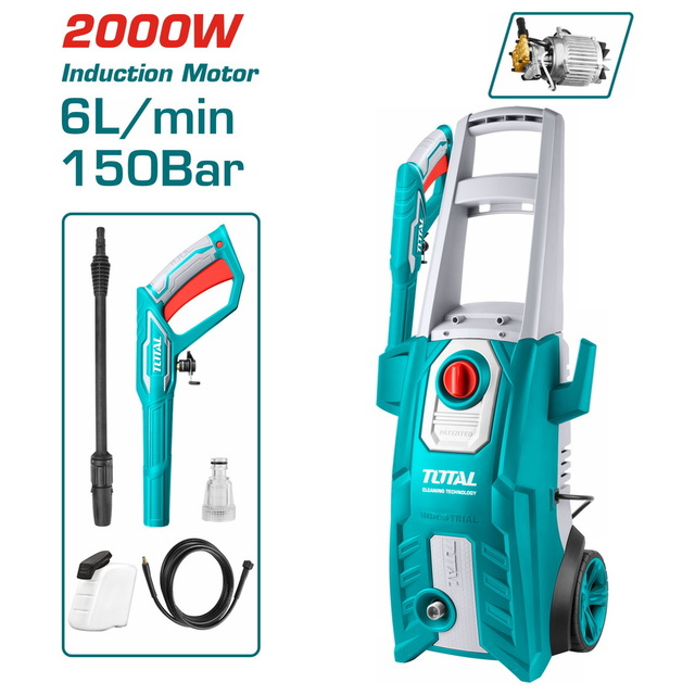 Total High Pressure Washer TGT11266 – Powerful and Efficient Cleaning with Auto Stop System Total High Pressure Washer TGT11266 – Powerful and Efficient Cleaning with Auto Stop System