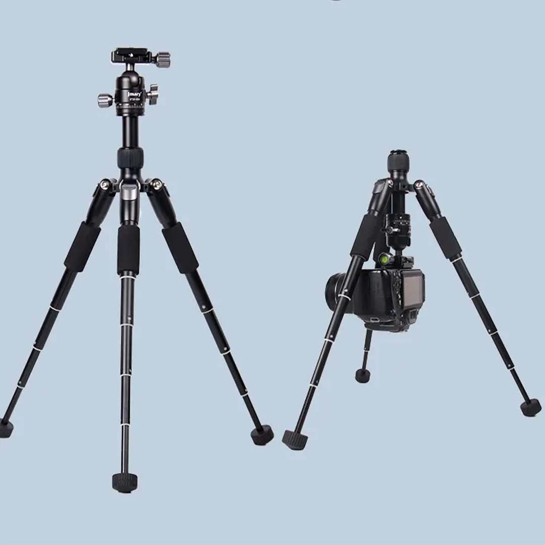 Jmary KT-25+H30 Portable Desktop Aluminium Tripod – Compact & Lightweight Mini Tripod Stand with Adjustable Height, Professional Ball Head, Foldable Design for DSLR Cameras