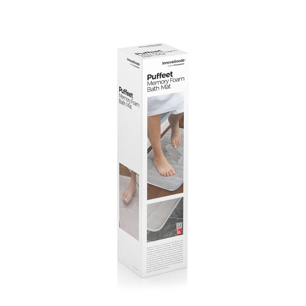 InnovaGoods Memory Foam Bath Mat Puffeet, V0101048, provide superior comfort and style in your bathroom. InnovaGoods Memory Foam Bath Mat Puffeet, V0101048, provide superior comfort and style in your bathroom.