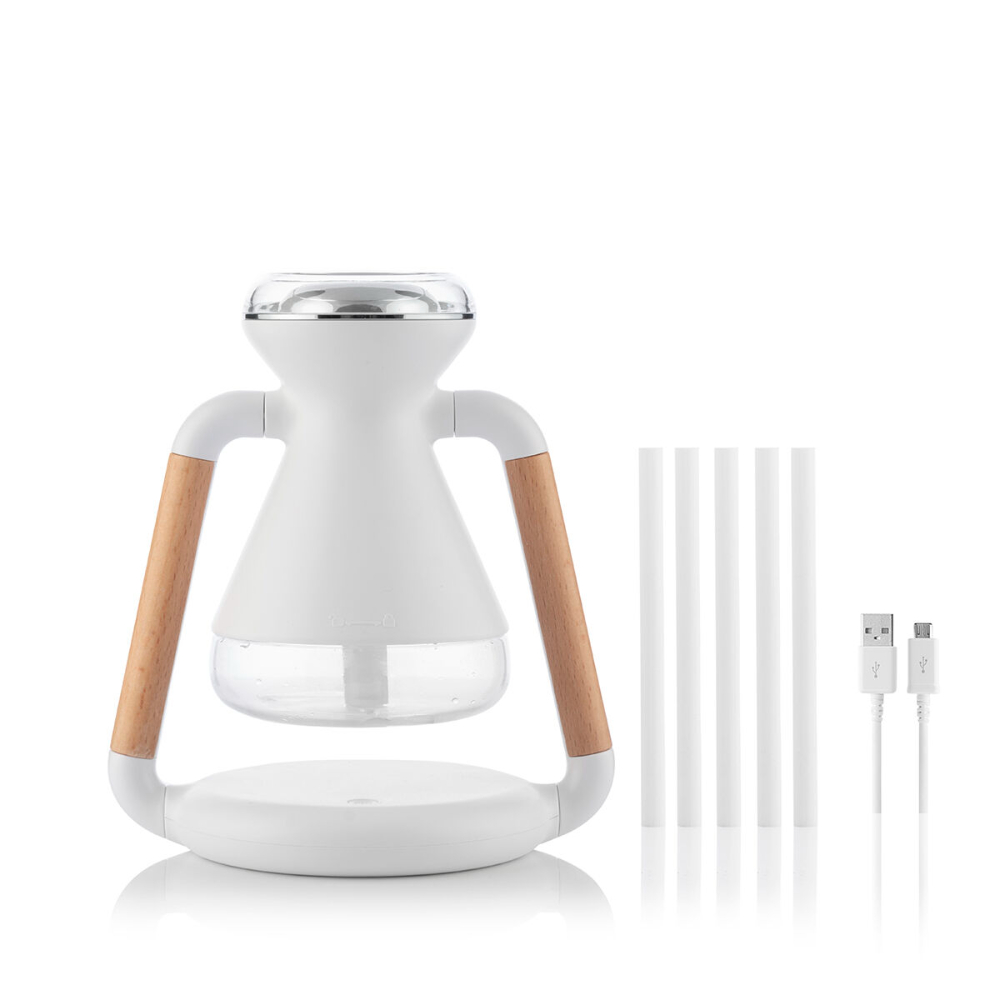 InnovaGoods 3-In-1 Wireless Charger, Aroma Diffuser And Humidifier Misvolt, V0103223, a versatile and multifunctional gadget designed to simplify your workspace or living area.