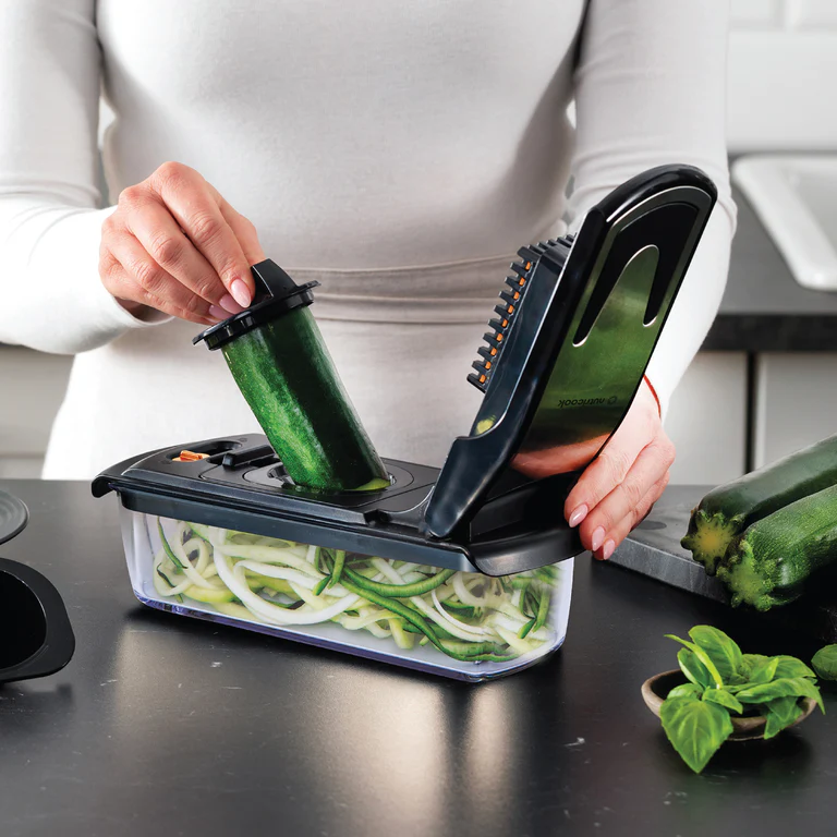 Nutricook Vegetable Chopper – Essentials, 4-In-1 Functionality, Black, NC-VC150 Nutricook Vegetable Chopper – Essentials, 4-In-1 Functionality, Black, NC-VC150