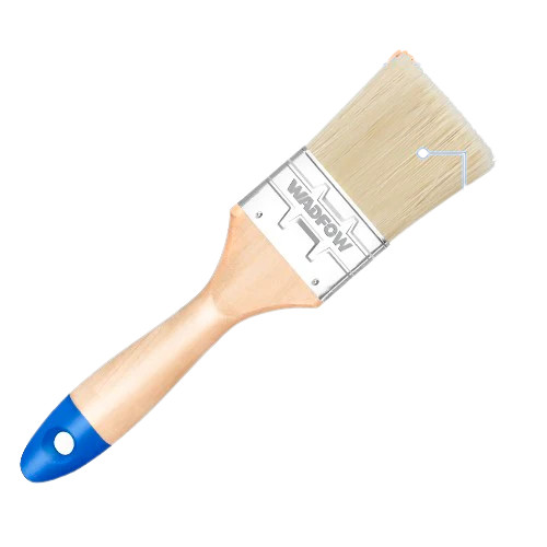 2” (50mm) Oil-Based Paint Brush with 47mm Bristle Length – Thick 12.5mm Bristle Profile – Durable Wooden Handle for Comfortable Grip