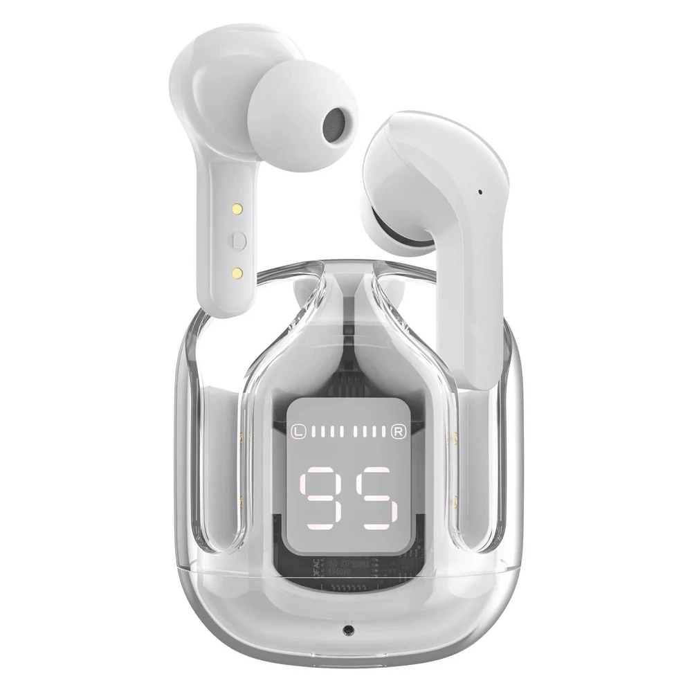 Yookie Wireless Earbuds ES35 (White) – True Wireless Intra-Auricular Bluetooth Earphones for Cell Phone, Computer, and Notebook with Crystal-Clear Sound