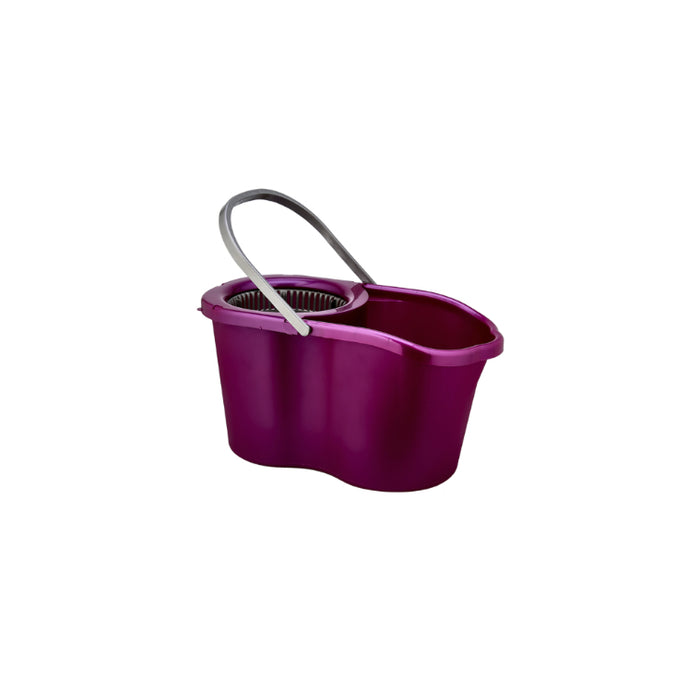 Magic Mop Bucket Lisa 360 Degree Rotating Mop - 12L Capacity, Purple (Model: ZLN1389PR) Magic Mop Bucket Lisa 360 Degree Rotating Mop - 12L Capacity, Purple (Model: ZLN1389PR)