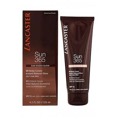 Lancaster sun 365 , sun kissed , BB body cream  125 ml  , SPF15 Universal Shade