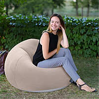 Bean Bag - iNFLATABLE SOFA -SIGLE SIZE -110,110,85 Gray Bean Bag - iNFLATABLE SOFA -SIGLE SIZE -110,110,85 Gray