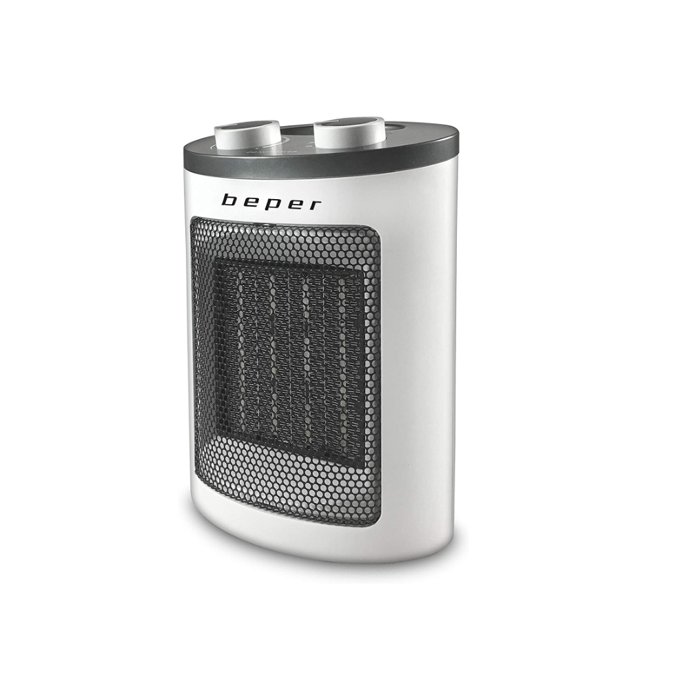Beper Ceramic Fan Heater RI.080 – 1500W Portable Electric Heater with Adjustable Thermostat, Overheat Protection, Oscillating Function, and Fast Heating for Home and Office Use Beper Ceramic Fan Heater RI.080 – 1500W Portable Electric Heater with Adjustable Thermostat, Overheat Protection, Oscillating Function, and Fast Heating for Home and Office Use