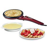 Beper BT.710Y Crepe Maker, 800W Electric Pancake Griddle with Non-Stick Coating, Even Heat Distribution for Perfect Crepes, Compact and Easy-to-Use Design Beper BT.710Y Crepe Maker, 800W Electric Pancake Griddle with Non-Stick Coating, Even Heat Distribution for Perfect Crepes, Compact and Easy-to-Use Design