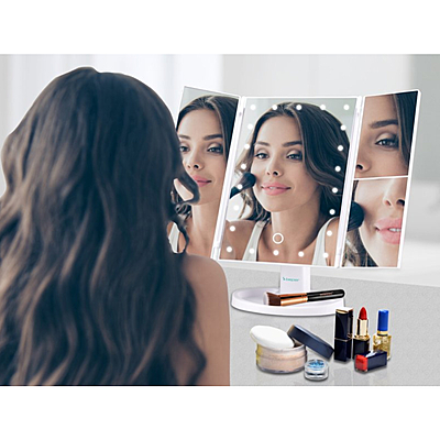 TOTAL Beper Make Up Mirror With Led Light