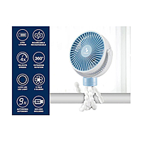 Beper Mini Rechargeable Tripod Fan, 2000mAh P206VEN430 Beper Mini Rechargeable Tripod Fan, 2000mAh P206VEN430