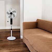 Beper Stand Fan With Touch Screen, 55W, VE.112, a stylish and efficient cooling solution designed to provide comfort during warm weather. Beper Stand Fan With Touch Screen, 55W, VE.112, a stylish and efficient cooling solution designed to provide comfort during warm weather.