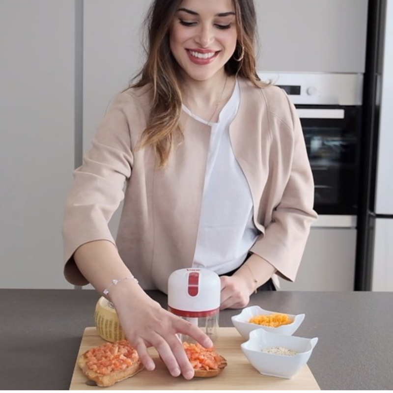 Beper USB Rechargeable Food Chopper,150W, 500ml  P102ROB050