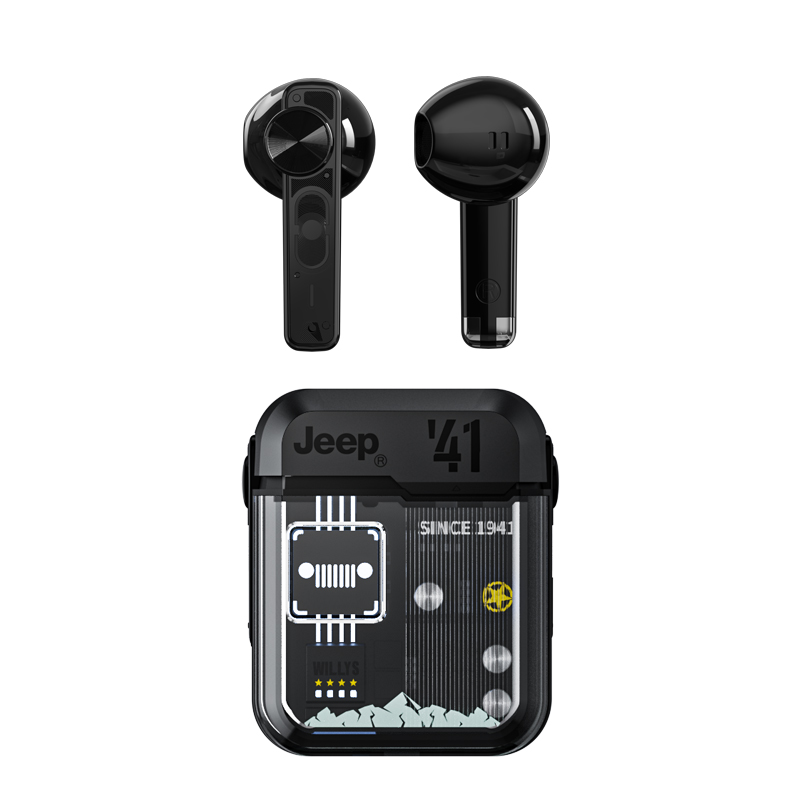 Jeep Original JP-EW003 Wireless Earbuds Bluetooth Earphones – 295 Black | IPX5 Nano Waterproof, Dual-Mic ENC Noise Reduction, HiFi Sound Quality Jeep Original JP-EW003 Wireless Earbuds Bluetooth Earphones – 295 Black | IPX5 Nano Waterproof, Dual-Mic ENC Noise Reduction, HiFi Sound Quality