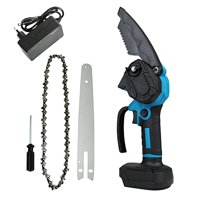 Meakida High-Performance 4-Inch Electric Chain Saw – 500W Power, 2500RPM Cutting Speed for Precision, Efficiency, and Versatility in Wood Cutting and Pruning Tasks
