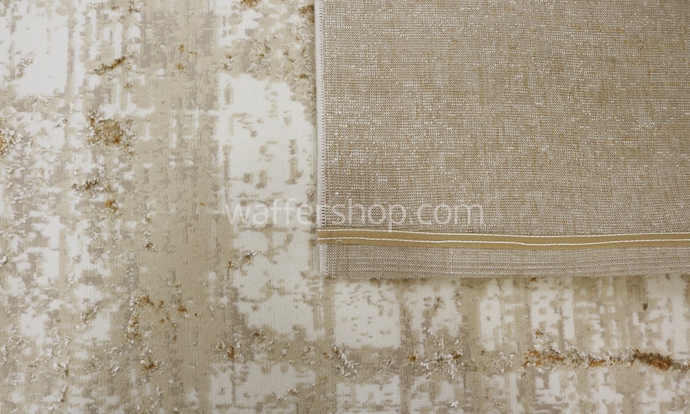 Weathered Stone Texture Rug Beige/Gold, Winter Carpet Flosh Modern 80x150cm - Turkish Carpet with Belgian threads Weathered Stone Texture Rug Beige/Gold, Winter Carpet Flosh Modern 80x150cm - Turkish Carpet with Belgian threads