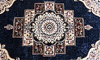 Imperial Medallion Shirazi Navy Winter Carpet - 1x3m Imperial Medallion Shirazi Navy Winter Carpet - 1x3m