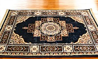 Imperial Medallion Shirazi Navy Winter Carpet - 1x2m Imperial Medallion Shirazi Navy Winter Carpet - 1x2m