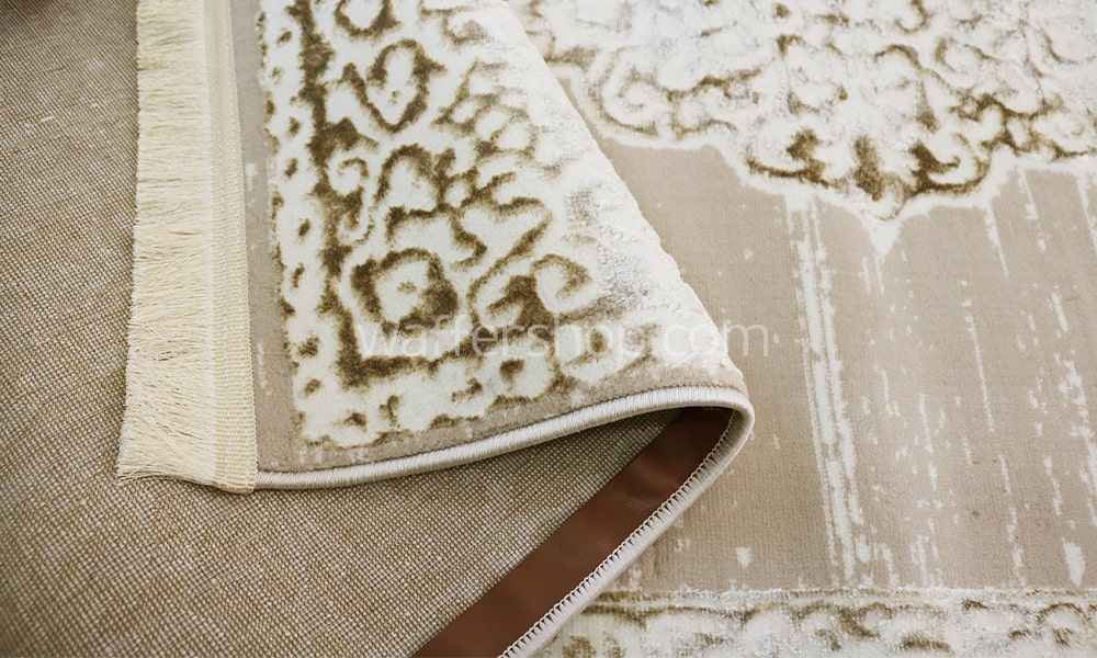 Vintage Medallion Beige Rug Winter Carpet Classic 1x3m - Turkish Carpet with Belgian threads Vintage Medallion Beige Rug Winter Carpet Classic 1x3m - Turkish Carpet with Belgian threads