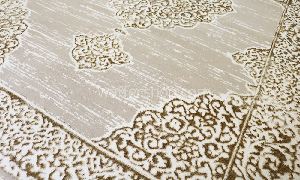 Vintage Medallion Beige Rug Winter Carpet Classic 1x3m - Turkish Carpet with Belgian threads Vintage Medallion Beige Rug Winter Carpet Classic 1x3m - Turkish Carpet with Belgian threads