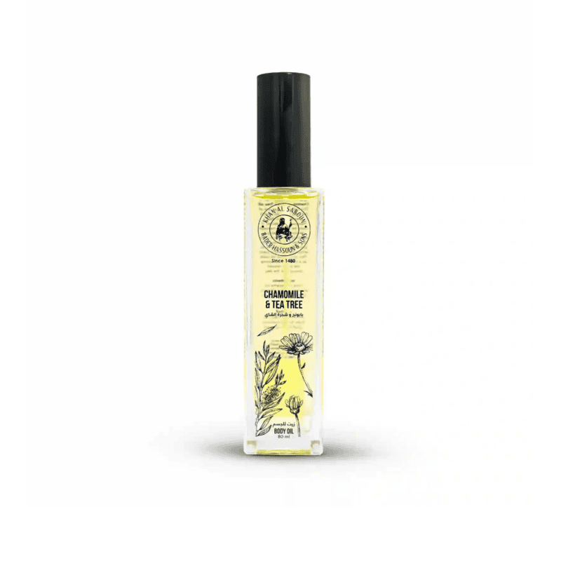 Khan-Saboun Body Oil Chamomile & Tea Tree 40ml Khan-Saboun Body Oil Chamomile & Tea Tree 40ml