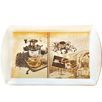 Elegant Coffee Tray – Brown, 57cm x 35cm – Premium Quality, Durable Serving Tray Perfect for Serving Coffee, Tea, Snacks, and Beverages with a Sophisticated Touch Elegant Coffee Tray – Brown, 57cm x 35cm – Premium Quality, Durable Serving Tray Perfect for Serving Coffee, Tea, Snacks, and Beverages with a Sophisticated Touch