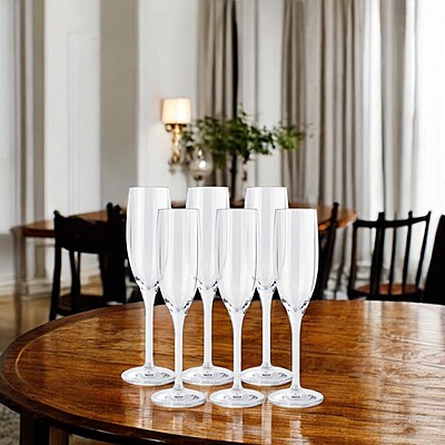 Ernesto Champagne Flutes - Durable Plastic