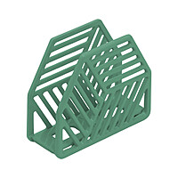 Home Basics - Cast Iron Napkin Holder - Green - 14x5x12cm Home Basics - Cast Iron Napkin Holder - Green - 14x5x12cm